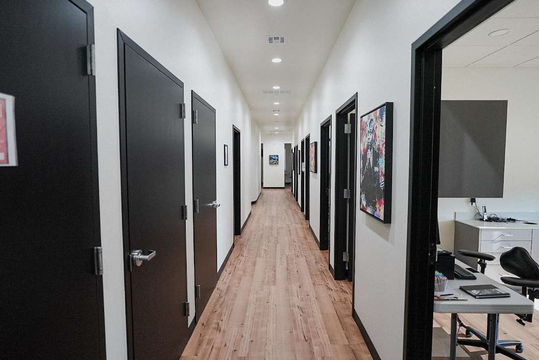Hall Way in Edmond Dental Center, Edmond, OK.