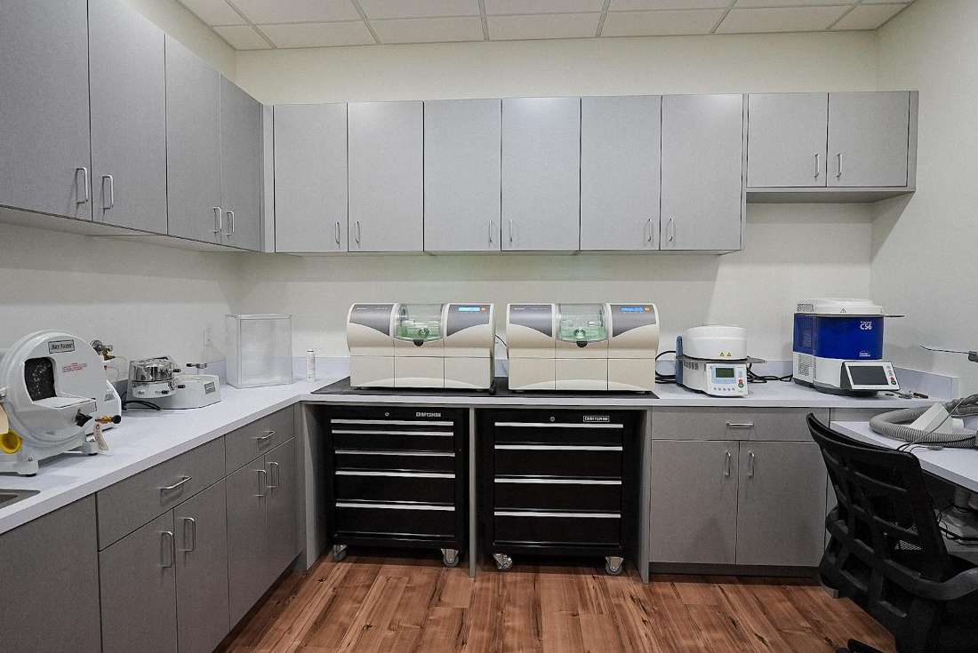 Hygienist area in Edmond Dental Center, Edmond, OK.