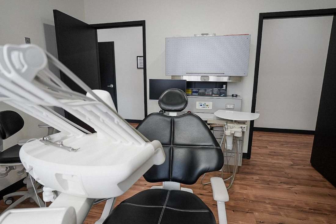 Treatment room in Edmond Dental Center, Edmond, OK.