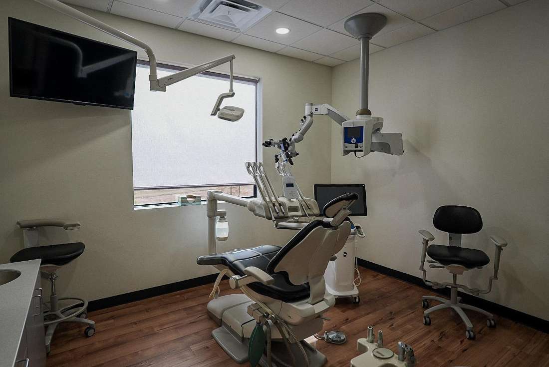 Treatment room in Edmond Dental Center, Edmond, OK