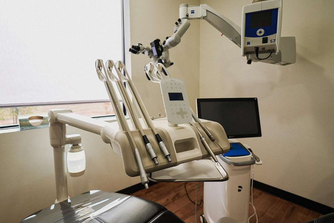 Treatment room in Edmond Dental Center, Edmond, OK